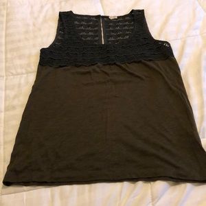 J. Crew lace detail tank